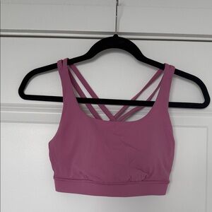 Lululemon Athletica Mauve Strappy Sports Bra